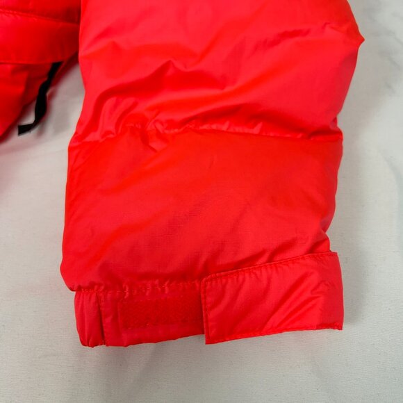 Men's The North Face 1996 Nuptse 700 Fill Down Jacket Size M Brilliant Coral - Picture 5 of 16